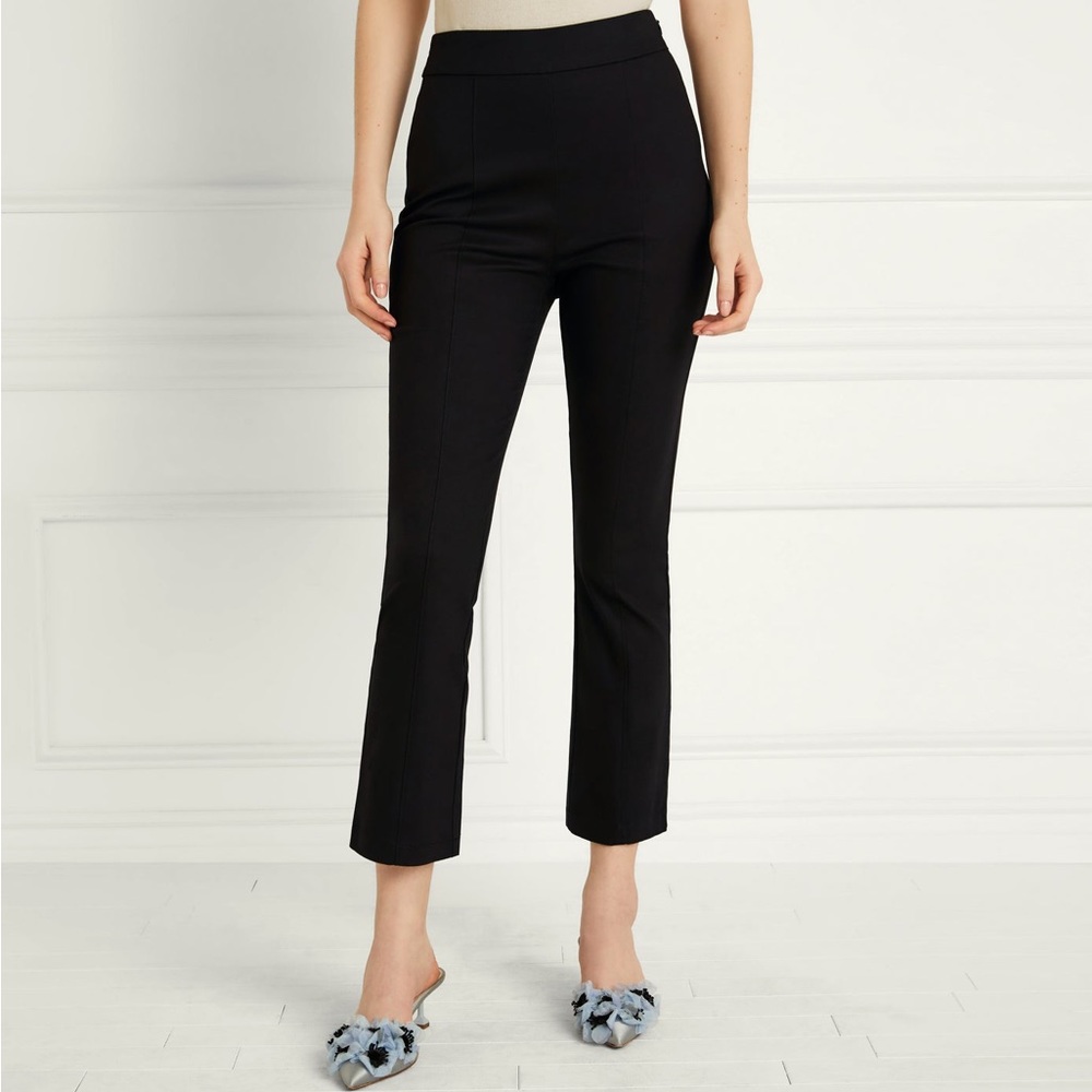 HILL HOUSE CLAIRE PANT MID RISE BLACK SIZE SMALL NWT